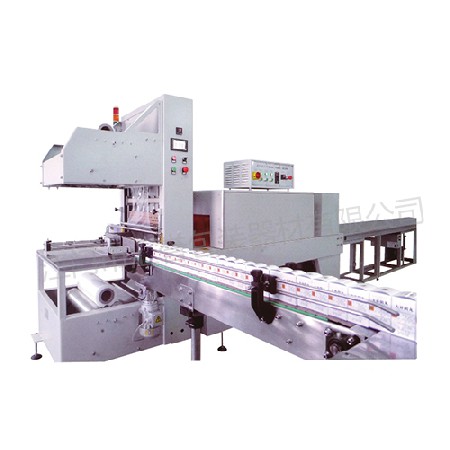 Hy-5030ae + hy-5030e automatic cuff sealing and shrinking packaging machine (multi row type)